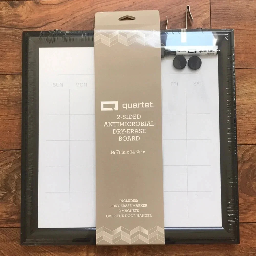 Quartet two sided anti-microbial dry erase board